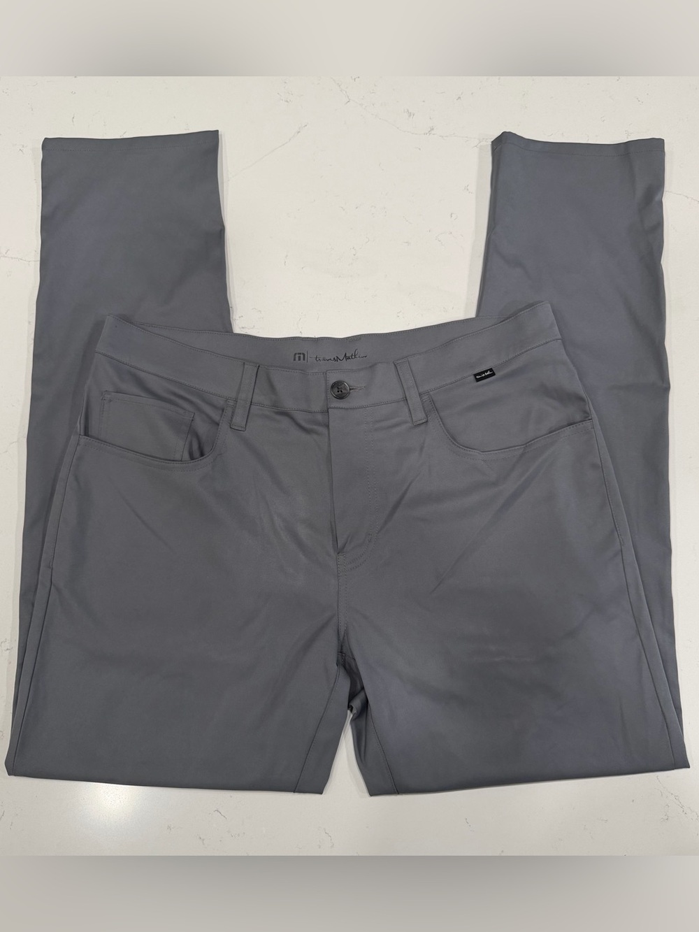 Travis Mathew Men’s Open To Close 2.0 Gray Pants 35x32